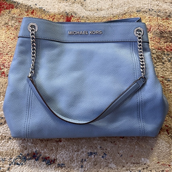 Michael Kors Jerset Soft Leather Chain Tote - Picture 2 of 12